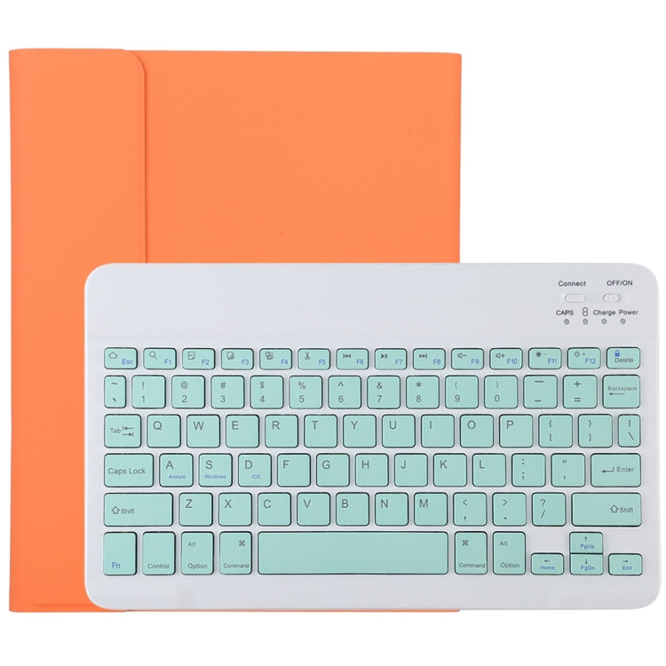 Teclado Bluetooth Verde Destacável TG11B + Capa de Couro para Tablet em Microfibra para iPad Pro 11 polegadas (2020), com Slot para Caneta e Suporte, Teclado Verde