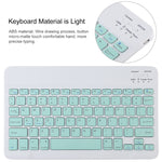 Teclado Bluetooth Verde Destacável TG11B + Capa de Couro para Tablet em Microfibra para iPad Pro 11 polegadas (2020), com Slot para Caneta e Suporte, Teclado Verde