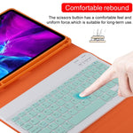 Teclado Bluetooth Verde Destacável TG11B + Capa de Couro para Tablet em Microfibra para iPad Pro 11 polegadas (2020), com Slot para Caneta e Suporte, Teclado Verde