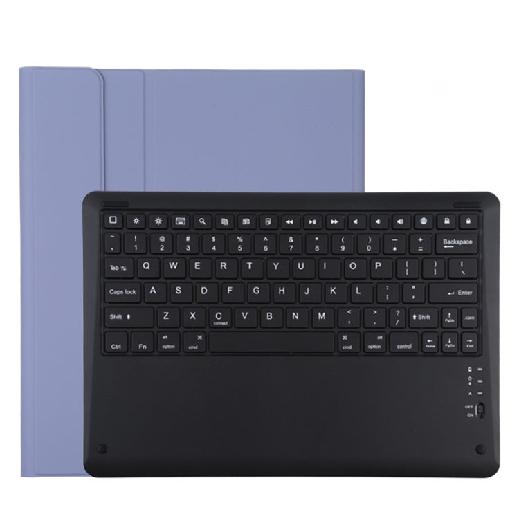 Teclado Bluetooth Preto Destacável T129 + Capa de Couro para Tablet em Microfibra para iPad Pro 12.9 polegadas (2020), com Suporte, Teclado Preto