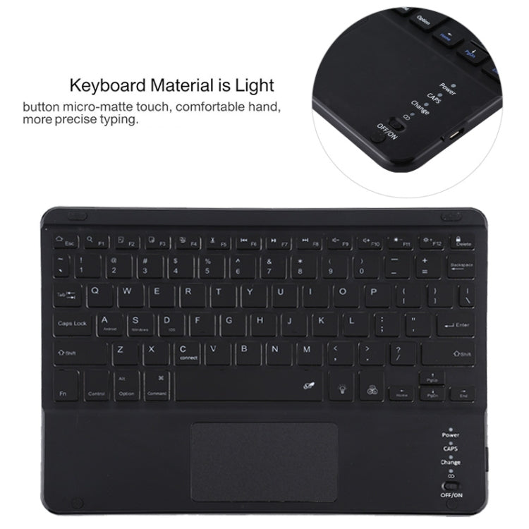 Capa para Tablet em Pele Microfibra com Teclado Bluetooth Destacável TG11BCS para iPad Pro 11 polegadas (2020), com Retroiluminação, Touchpad, Espaço para Caneta e Suporte, Teclado Preto