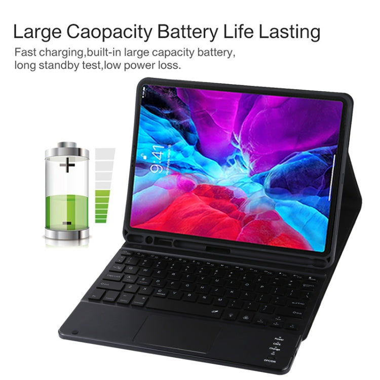 Capa para Tablet em Pele Microfibra com Teclado Bluetooth Destacável TG11BCS para iPad Pro 11 polegadas (2020), com Retroiluminação, Touchpad, Espaço para Caneta e Suporte, Teclado Preto