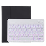TG11BS Teclado Bluetooth Desmontável Branco Capa de Tablet em Pele Microfibra para iPad Pro 11 polegadas (2020), com Retroiluminação, Suporte e Slot para Caneta, Teclado Branco