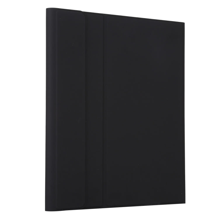 TG11BS Teclado Bluetooth Preto Desmontável + Capa de Tablet em Pele Microfibra para iPad Pro 11 polegadas (2020), com Retroiluminação, Slot para Caneta e Suporte, Teclado Preto