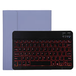 TG11BS Teclado Bluetooth Preto Desmontável + Capa de Tablet em Pele Microfibra para iPad Pro 11 polegadas (2020), com Retroiluminação, Slot para Caneta e Suporte, Teclado Preto