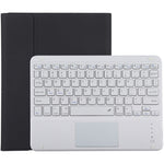 Capa para Tablet em Pele Microfibra com Teclado Bluetooth Destacável TG-102BC para iPad 10.2 polegadas / iPad Air (2019), com Touchpad, Espaço para Caneta e Suporte, Teclado Branco