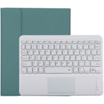 Capa para Tablet em Pele Microfibra com Teclado Bluetooth Destacável TG-102BC para iPad 10.2 polegadas / iPad Air (2019), com Touchpad, Espaço para Caneta e Suporte, Teclado Branco