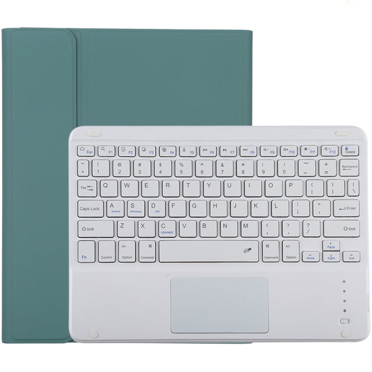 Capa para Tablet em Pele Microfibra com Teclado Bluetooth Destacável TG-102BC para iPad 10.2 polegadas / iPad Air (2019), com Touchpad, Espaço para Caneta e Suporte, Teclado Branco
