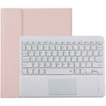 Capa para Tablet em Pele Microfibra com Teclado Bluetooth Destacável TG-102BC para iPad 10.2 polegadas / iPad Air (2019), com Touchpad, Espaço para Caneta e Suporte, Teclado Branco