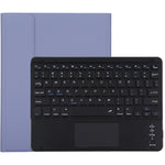 Teclado Bluetooth preto destacável TG-102BC + Capa de tablet em pele de microfibra para iPad 10,2 polegadas / iPad Air (2019), com touchpad, suporte para caneta e suporte, TG-102BC