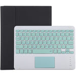 TG-102BC Teclado Bluetooth Verde Destacável + Capa de Tablet em Pele Microfibra para iPad 10.2 polegadas / iPad Air (2019), com Touch Pad & Suporte para Caneta, Teclado Verde
