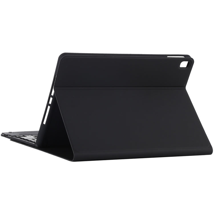Teclado Bluetooth preto destacável TG109BC + Capa de tablet em pele de microfibra para iPad Air 2020, com touchpad, suporte para caneta e suporte, TG109BC