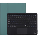 Teclado Bluetooth preto destacável TG109BC + Capa de tablet em pele de microfibra para iPad Air 2020, com touchpad, suporte para caneta e suporte, TG109BC