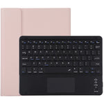 Teclado Bluetooth preto destacável TG109BC + Capa de tablet em pele de microfibra para iPad Air 2020, com touchpad, suporte para caneta e suporte, TG109BC