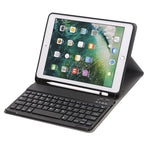 A102B para iPad 10,2 polegadas 2019 Teclado Bluetooth destacável ultrafino Capa de tablet em pele com suporte e suporte para caneta, A102B Preto, A102B Dourado, A102B Azul, A102B Rosa Dourado