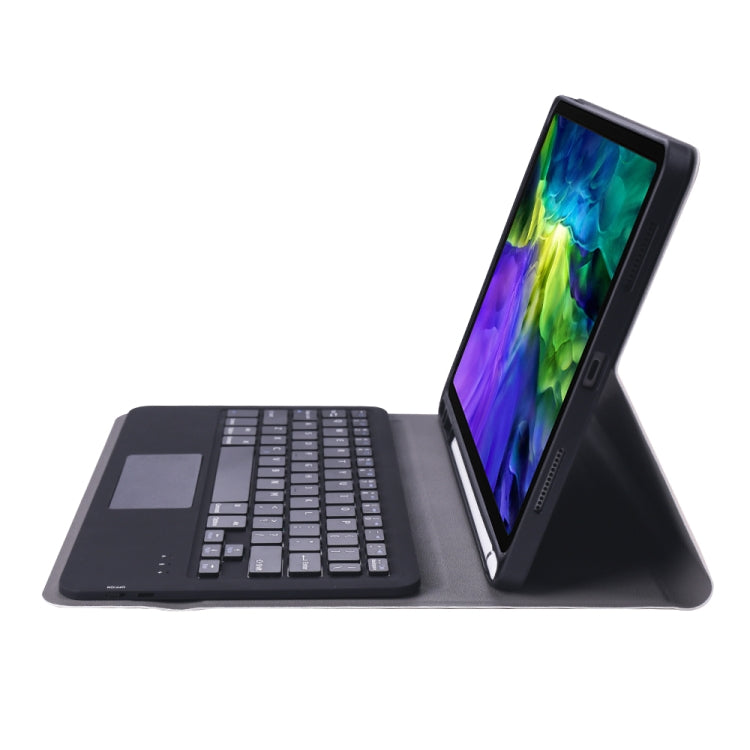 Capa para Tablet com Teclado Bluetooth Destacável Ultra-fino ABS A11B-A 2020 para iPad Pro 11 2022 / 2021 / Air4 / Air5, com Touchpad, Espaço para Caneta e Suporte, Para iPad Pro 11 polegadas (2020)