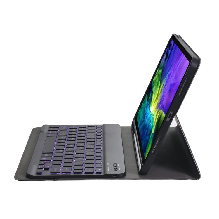 Capa para Tablet com Teclado Bluetooth Destacável Ultra-fino ABS A11BS 2020 para iPad Pro 11 2022 / 2021 / Air4 / Air5, com Retroiluminação, Suporte e Espaço para Caneta, Para iPad Pro 11 polegadas (2020)