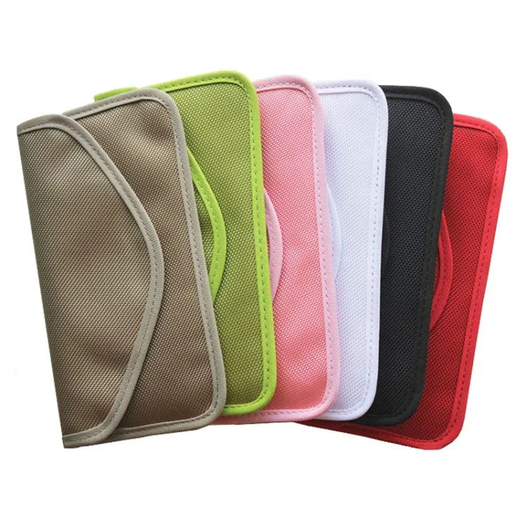 Bolsa de Proteção Universal Bloqueadora de Sinal em Tecido Oxford Para Telemóveis Até 5.8 polegadas, Tamanho: 20*10cm, 20x10cm Preto, 20x10cm Rosa, 20x10cm Caqui