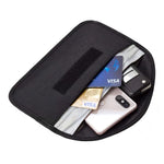 Bolsa de Proteção Universal Bloqueadora de Sinal em Tecido Oxford Para Telemóveis Até 5.8 polegadas, Tamanho: 20*10cm, 20x10cm Preto, 20x10cm Rosa, 20x10cm Caqui