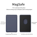 Bolsa Carteira de Silicone para Série iPhone 13 / Série iPhone 12 Porta Cartões Anti-Desmagnetização Adesivo Magnético Magsafing