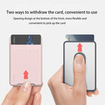 Bolsa Carteira de Silicone para Série iPhone 13 / Série iPhone 12 Porta Cartões Anti-Desmagnetização Adesivo Magnético Magsafing