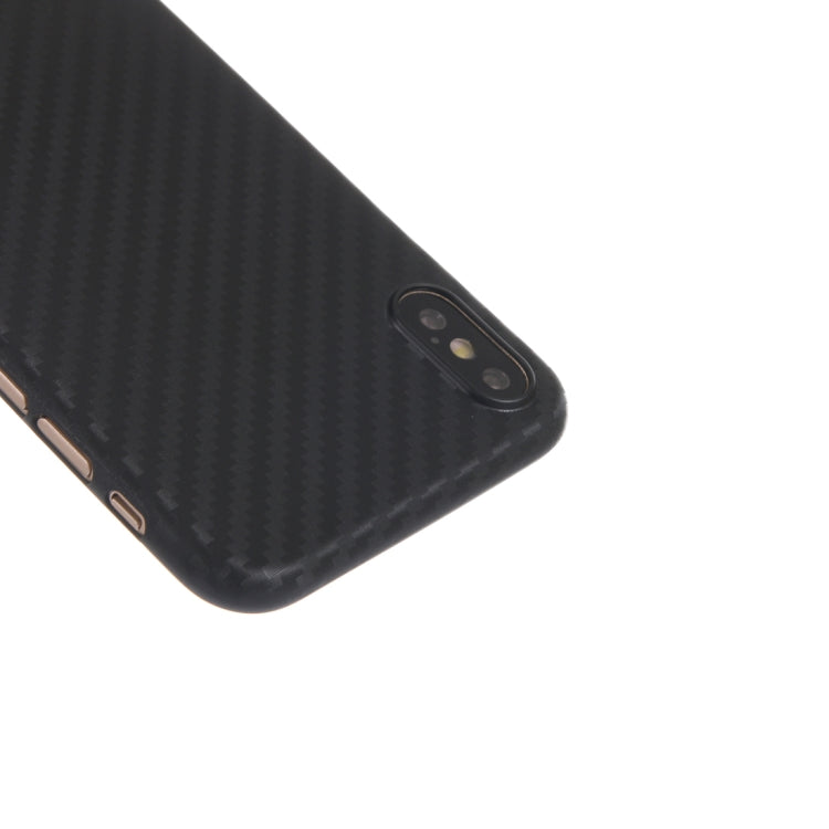 For iPhone XS Max Carbon Fiber Ultrathin PP Protective Case, For XS Max