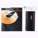 Carregador Inteligente de 2 Baterias USB TOMO P2 com Luz Indicadora para Bateria Li-ion 18650, TOMO P2