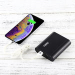 Carregador Inteligente de 2 Baterias USB TOMO P2 com Luz Indicadora para Bateria Li-ion 18650, TOMO P2