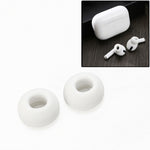 1 Par de Auriculares Sem Fios com Ponteiras de Silicone Substituíveis para AirPods Pro