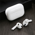 1 Par de Auriculares Sem Fios com Ponteiras de Silicone Substituíveis para AirPods Pro
