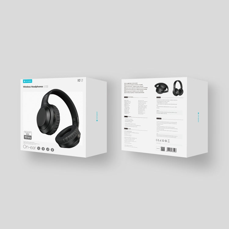 Auricular Sem Fios ROCK Space O2 HiFi Bluetooth 5.0 com Microfone, Suporta Cartão TF, Space O2