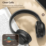 Auricular Sem Fios ROCK Space O2 HiFi Bluetooth 5.0 com Microfone, Suporta Cartão TF, Space O2