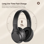 Auricular Sem Fios ROCK Space O2 HiFi Bluetooth 5.0 com Microfone, Suporta Cartão TF, Space O2