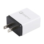 Carregador Rápido de Viagem AR-QC-03 com 3 Portas USB 2.1A, Plugue US, AR-QC-03 US, Plugue AR-QC-03 US Azul