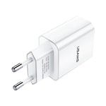 Carregador de Viagem USB Único USAMS US-CC075 T18 2.1A, Ficha UE, Ficha UE