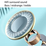 Auricular Bluetooth TWS 278 com Cancelamento Ativo de Ruído, Caixa de Carregamento, Ecrã Digital LED, Luzes Respiratórias, Chamada e Assistente de Voz, 278 Preto, 278 Branco