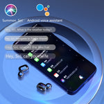 Auricular Bluetooth A9 TWS com Cancelamento de Ruído Duplo CVC8.0 e DSP, Caixa de Carregamento Magnética e Ecrã Digital LED, Suporte a Toque, Chamada HD, Siri e Power Bank, A9