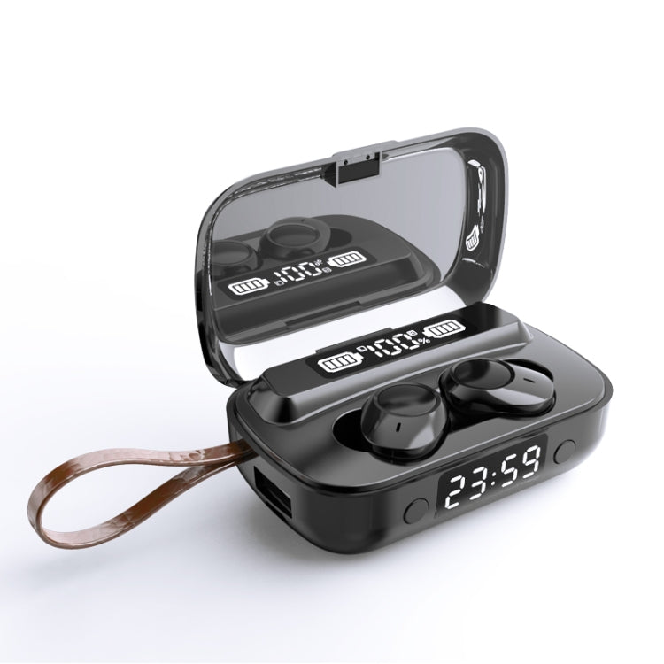 Auricular Bluetooth A13 TWS com Cancelamento de Ruído Duplo CVC8.0 e DSP, Toque, Caixa de Carregamento, Suporte a Ecrã Digital LED, Relógio, Lanterna, Chamada HD, Siri e Power Bank, A13