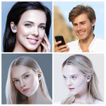 Auricular Bluetooth F9-6 TWS com Cancelamento de Ruído CVC8.0, Toque, Caixa de Carregamento Cilíndrica Deslizante, Suporte a Ecrã Digital LED de Energia, Chamada e Siri, F9-6