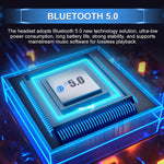 Auricular Bluetooth F9-6 TWS com Cancelamento de Ruído CVC8.0, Toque, Caixa de Carregamento Cilíndrica Deslizante, Suporte a Ecrã Digital LED de Energia, Chamada e Siri, F9-6