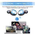 Auricular Bluetooth Mini TWS F9-8 CVC8.0 com Cancelamento de Ruído e Toque, Caixa de Carregamento, Suporta Ecrã LED de Energia Três Telas, Suporte para Telemóvel, Chamada e Assistente de Voz, F9-8