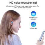 Auricular Bluetooth TWS F9-9 CVC8.0 com Cancelamento de Ruído e Caixa de Carregamento, Suporta Toque, Efeito de Iluminação, Ecrã LED de Energia Três Telas, Power Bank, Suporte para Telemóvel, Chamada HD e Assistente de Voz, F9-9 Preto