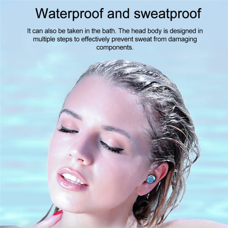 Auricular Bluetooth TWS F9-9 CVC8.0 com Cancelamento de Ruído e Caixa de Carregamento, Suporta Toque, Efeito de Iluminação, Ecrã LED de Energia Três Telas, Power Bank, Suporte para Telemóvel, Chamada HD e Assistente de Voz, F9-9 Preto