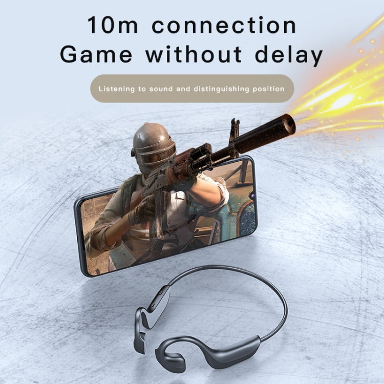 Auricular Desportivo Bluetooth 5.0 G100 Sem Fios com Condução Óssea à Prova de Água, G100