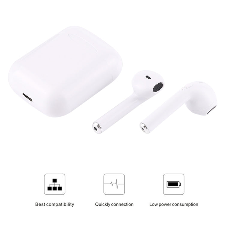 Auriculares Estéreo Sem Fios i11-TWS Bluetooth V5.0 com Caixa de Carregamento Magnética, Compatíveis com iOS e Android