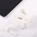Auriculares Estéreo Sem Fios Bluetooth T-88 TWS V5.0 com Caixa de Carregamento Magnética