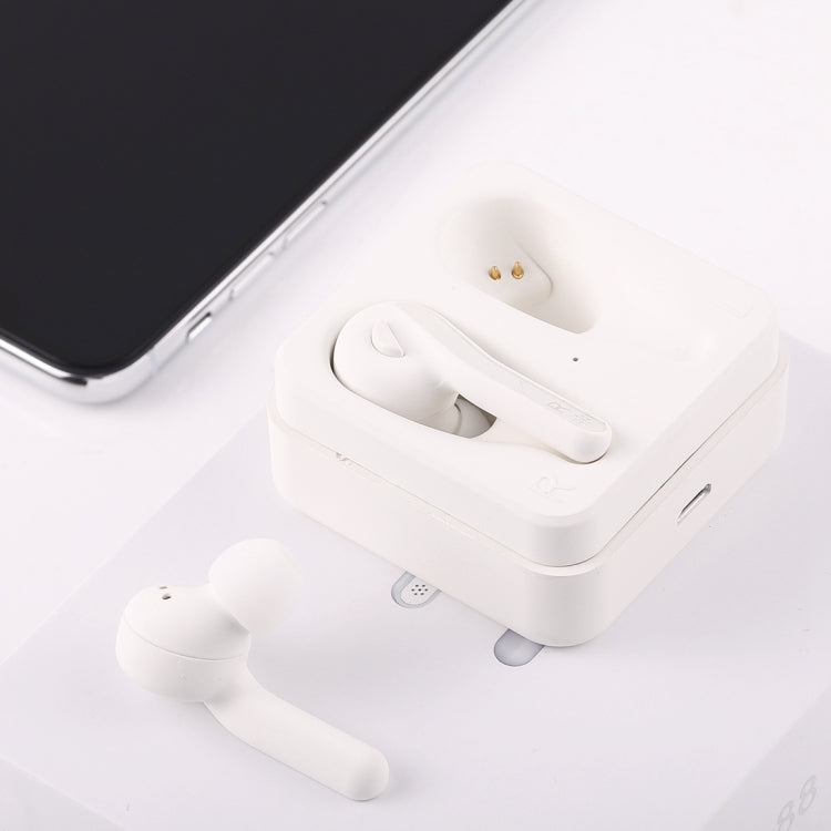 Auriculares Estéreo Sem Fios Bluetooth T-88 TWS V5.0 com Caixa de Carregamento Magnética