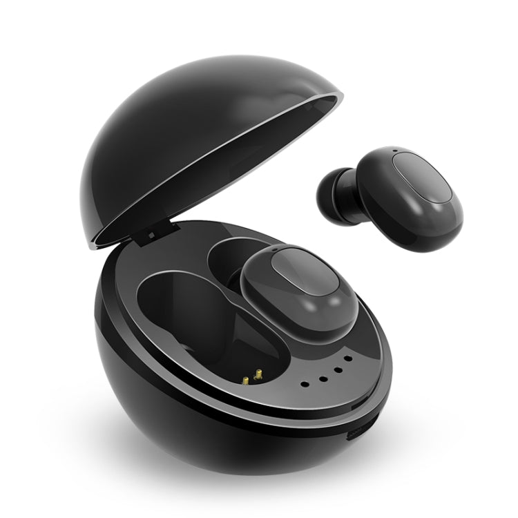 Auricular Bluetooth sem fios A10 TWS em forma de cápsula espacial com caixa de carregamento magnética e cordão, Suporta chamadas HD e emparelhamento automático Bluetooth, Preto, Preto e Branco, Branco, Branco e Preto