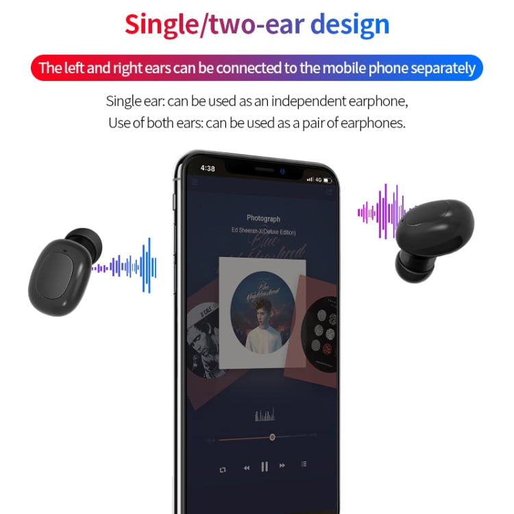 Auricular Bluetooth sem fios A10 TWS em forma de cápsula espacial com caixa de carregamento magnética e cordão, Suporta chamadas HD e emparelhamento automático Bluetooth, Preto, Preto e Branco, Branco, Branco e Preto