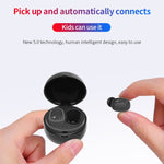 Auricular Bluetooth sem fios A10 TWS em forma de cápsula espacial com caixa de carregamento magnética e cordão, Suporta chamadas HD e emparelhamento automático Bluetooth, Preto, Preto e Branco, Branco, Branco e Preto